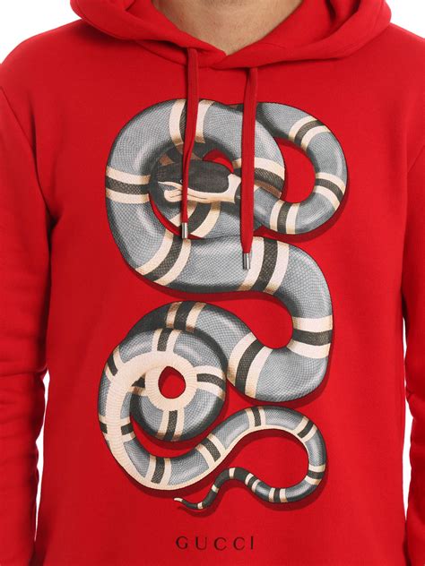 gucci snake sweatshirt hoodie|Gucci Sweatshirts & Hoodies for Women .